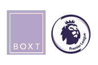 Premier League Badge&BOXT Sponsor